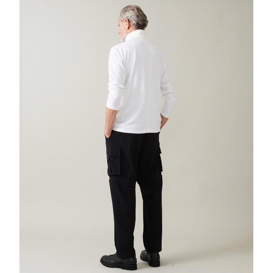 【junhashimoto｜ジュンハシモト】オフタートルルーズネック OFF TURTL LOOSE NECK 白 黒 綿 快適 メンズ インナー トップス 長袖【1102620007】 |  | 08