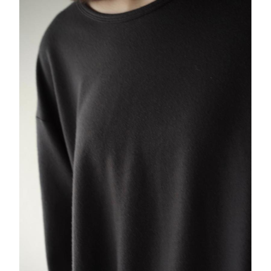 【取り寄せ】【COLINA｜コリーナ】Super140s Washable Wool MW_Jersey / Solid L/S Tee　長袖Tシャツ　ブラック　グレー　ウール100%【115388488】 |  | 17