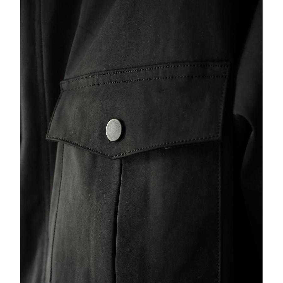 【取り寄せ】【CAPERTICA｜カペルチカ】HighDensity Milicloth / Mountain Parka (BLACK)　アウター　ジャケット　ブラック　黒【124187759】 |  | 06