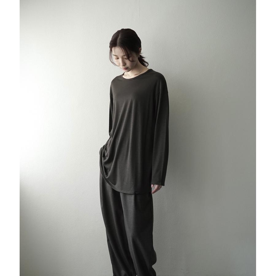 【取り寄せ】【CAPERTICA｜カペルチカ】スーパー120sウォッシャブルジャージーロングスリーブティー Super120s Washable Wool Jersey / L/S Tee【137829935】 |  | 11