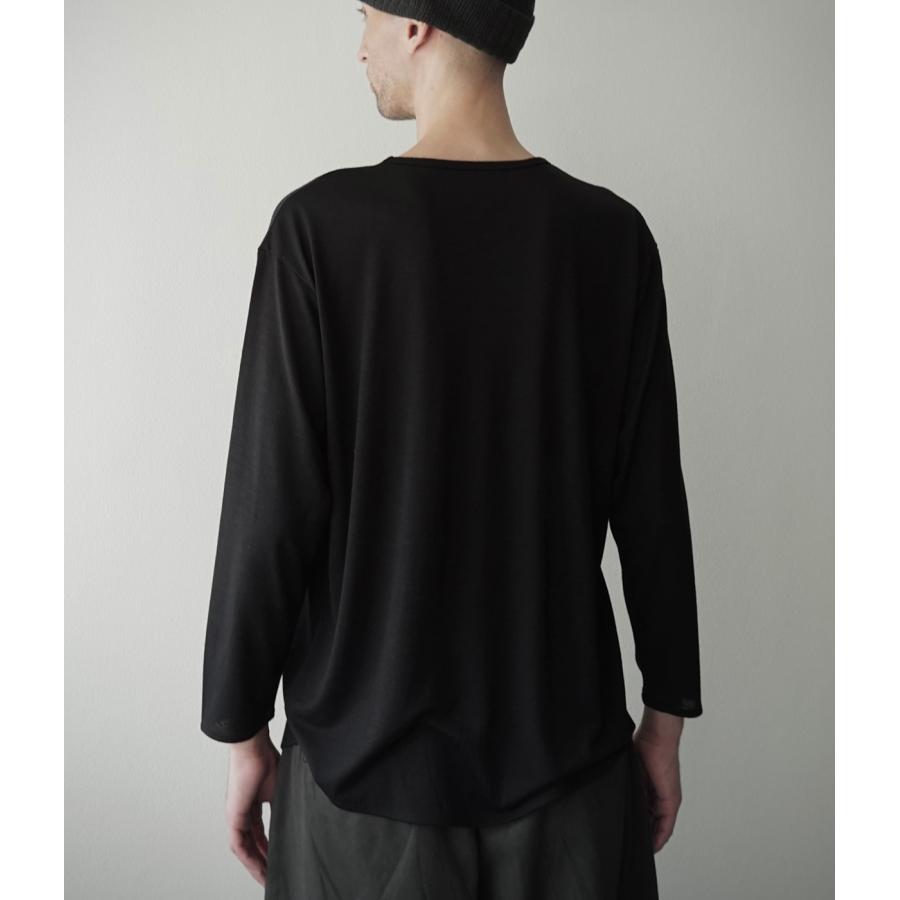 【取り寄せ】【CAPERTICA｜カペルチカ】スーパー120sウォッシャブルジャージーロングスリーブティー Super120s Washable Wool Jersey / L/S Tee【137829935】 |  | 02