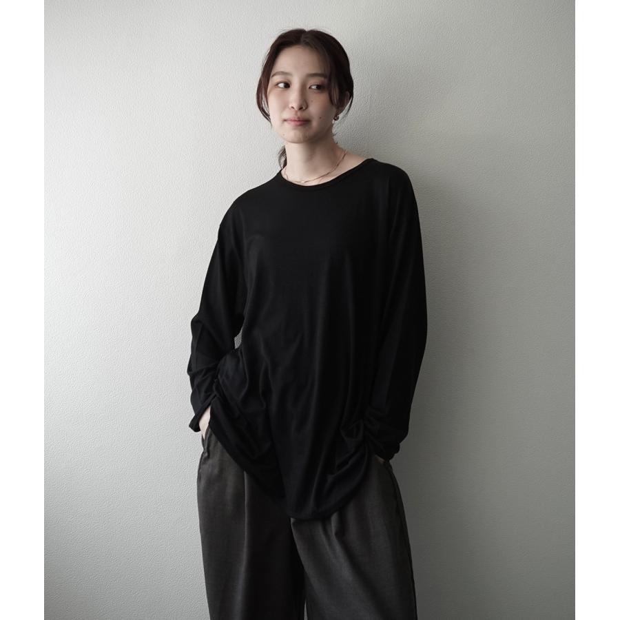【取り寄せ】【CAPERTICA｜カペルチカ】スーパー120sウォッシャブルジャージーロングスリーブティー Super120s Washable Wool Jersey / L/S Tee【137829935】 |  | 04