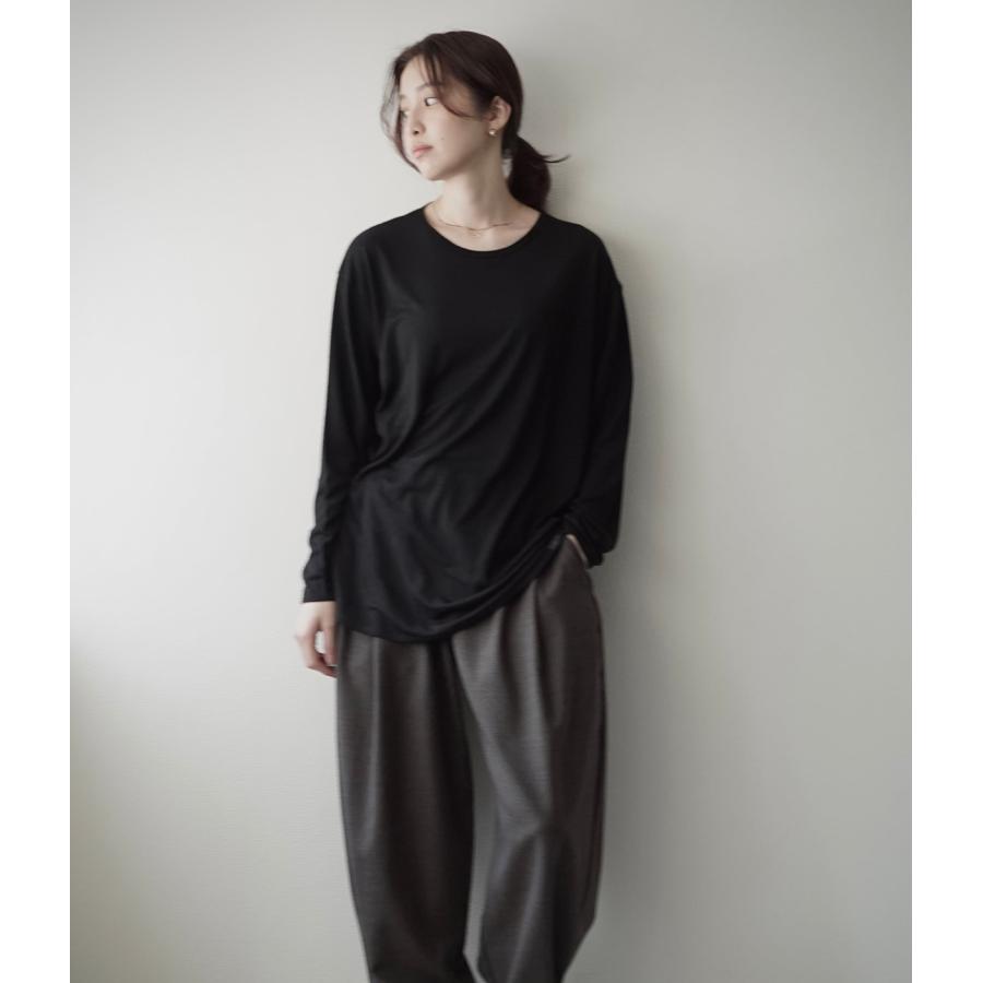 【取り寄せ】【CAPERTICA｜カペルチカ】スーパー120sウォッシャブルジャージーロングスリーブティー Super120s Washable Wool Jersey / L/S Tee【137829935】 |  | 06