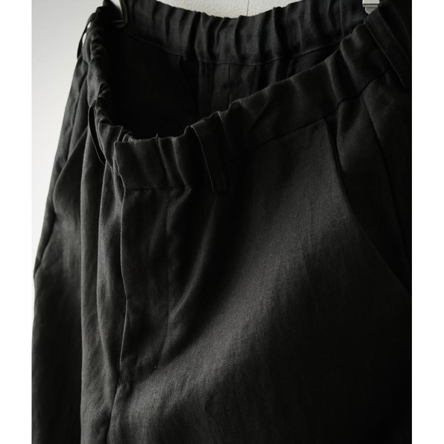 【取り寄せ】【CAPERTICA｜カペルチカ】ハイカウントリネンギャバジン / ゼロタックパンツ High Count Linen Gabardine / Zero Tuck Pants【148809604】 |  | 05
