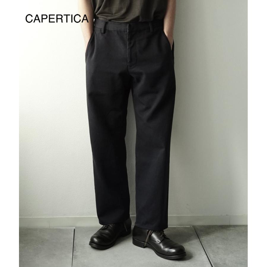 【取り寄せ】【CAPERTICA｜カペルチカ】オーガニックコットンサイドタックパンツ Organic Cotton 3_PLY Drill / Side Tuck Pants【148809980】 | 