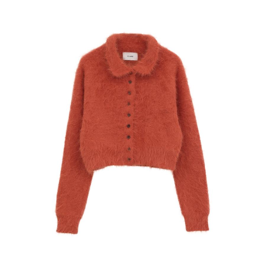 CLANE｜クラネ】ANGORA SHORT KNIT CARDIGAN アンゴラショートニット