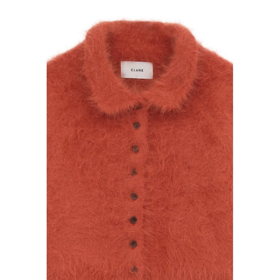 CLANE｜クラネ】ANGORA SHORT KNIT CARDIGAN アンゴラショートニット