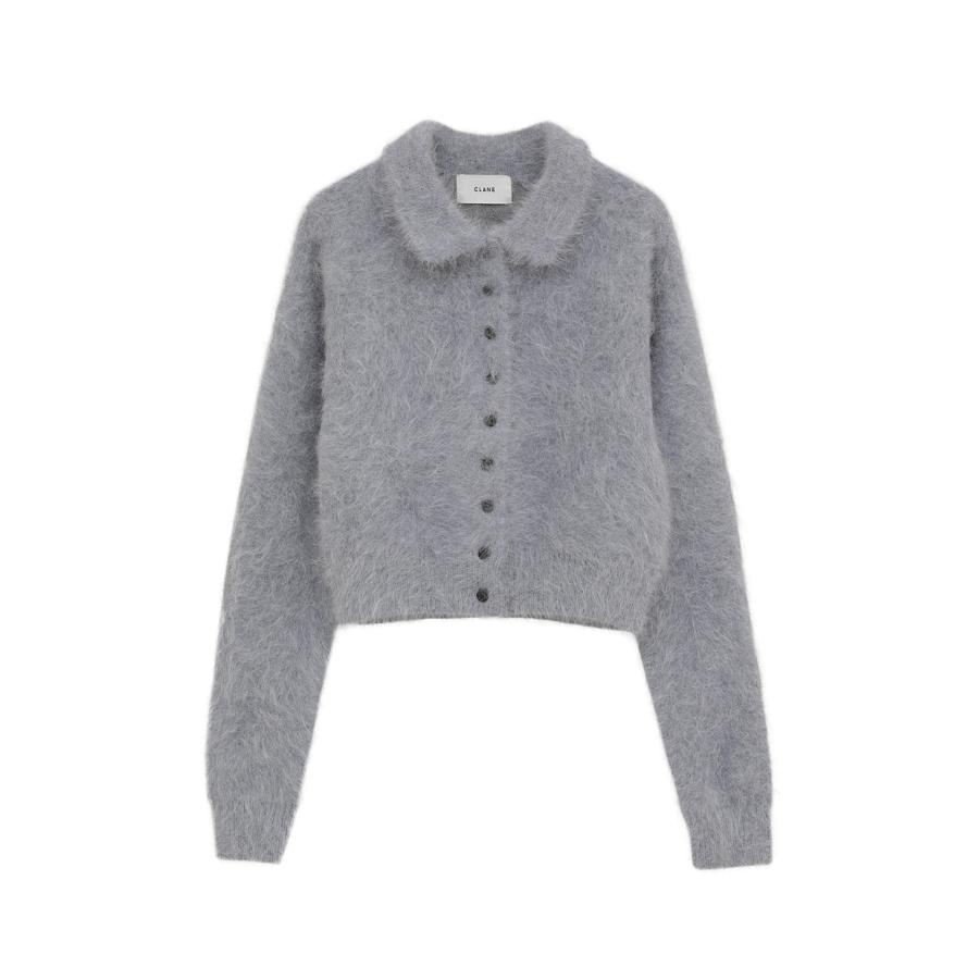 CLANE｜クラネ】ANGORA SHORT KNIT CARDIGAN アンゴラショートニット