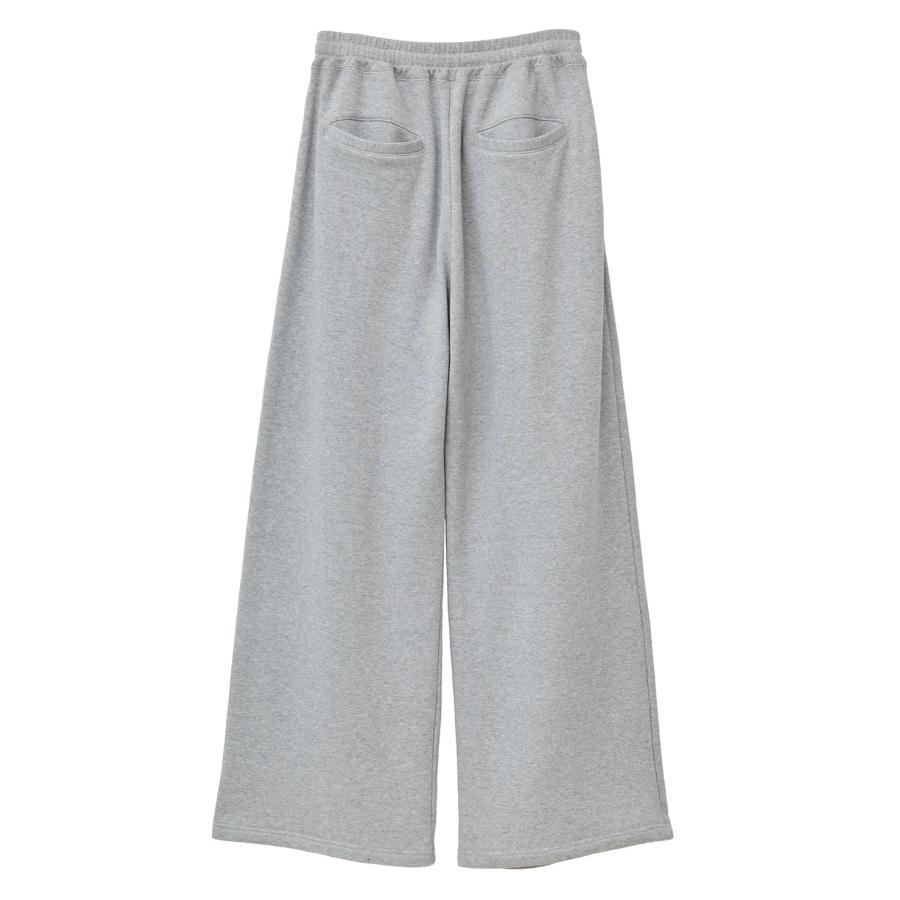 CLANE | クラネ】LOGO SWEAT TUCK WIDE PANTS ロゴスウェットタック