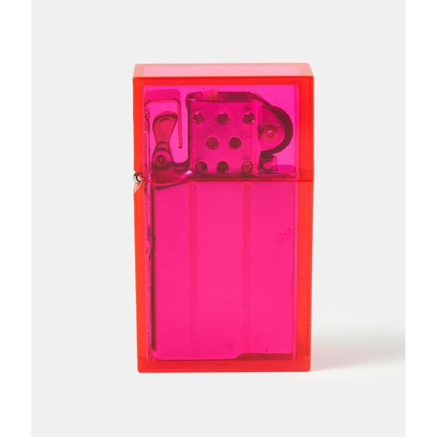 【坪田パール】HARD-EDGE PETROL LIGHTER CLEAR　ハードエッジライター　クリア　透明　ピンク　オレンジ　ブルー　パープル　イエロー　グリーン【21001】 |  | 03