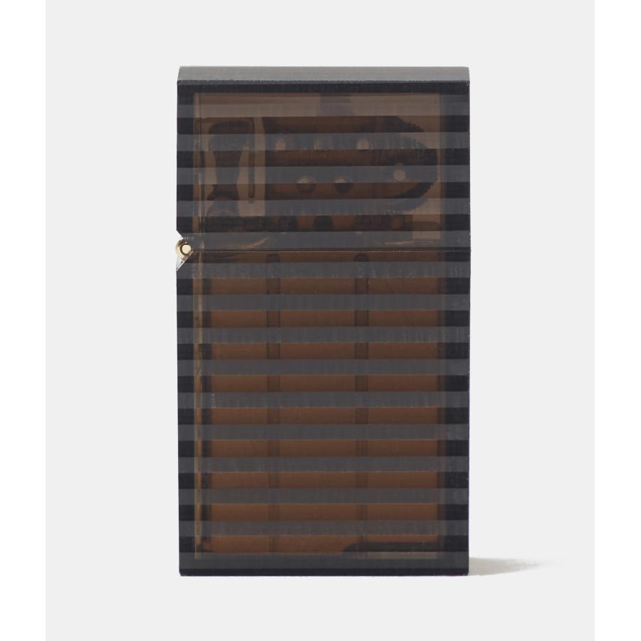 【坪田パール】HARD-EDGE PETROL LIGHTER Latitude　ライター　クリア　ブラック　透明　ギフト　贈り物　プレゼント【21072】 |  | 04