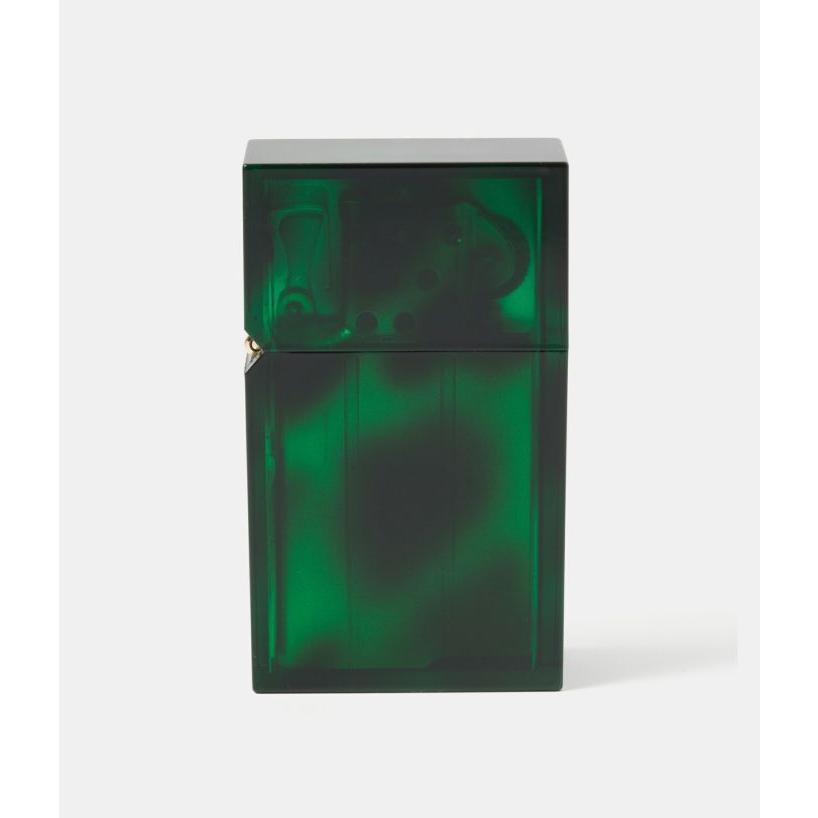 【坪田パール】HARDEDGE MARBLE PETROL LIGHTER　オイルライター　贈り物　ギフト　プレゼント　マーブル柄　ブラウン　グリーン【21102】 |  | 03