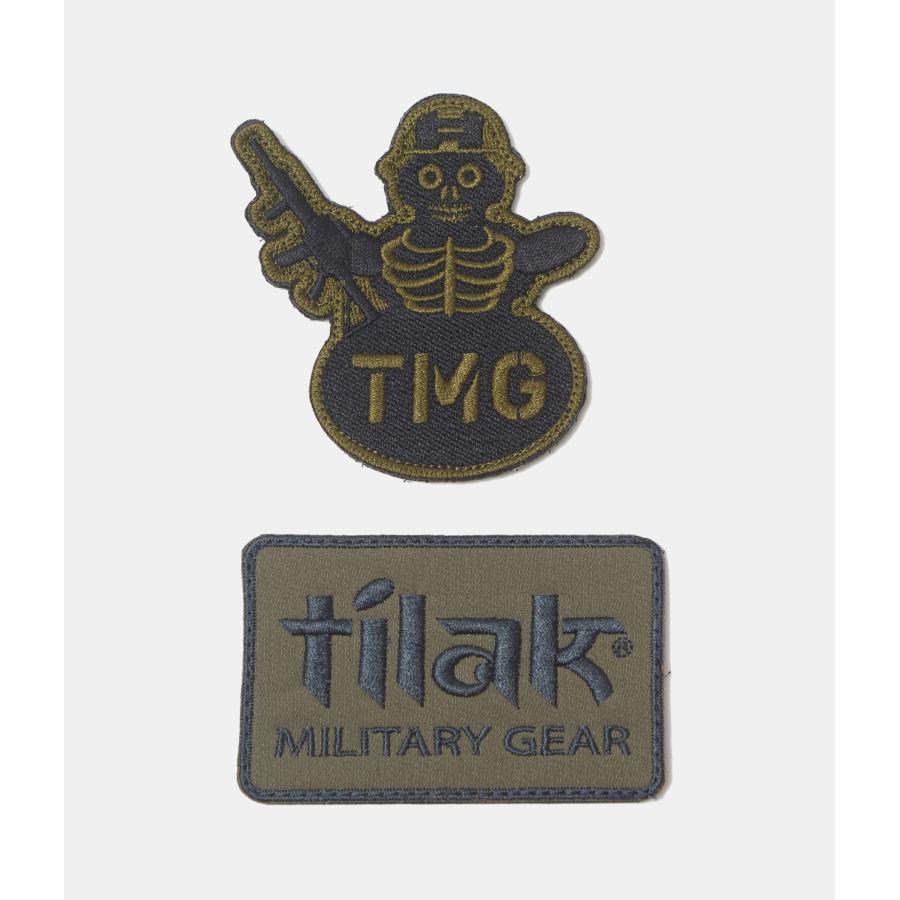 【tilak | ティラック】TMG & Snowman Wappen/2 pieces in one set　スノーマンワッペン　カーキグリーン　テックウェア　アウトドア【24-SNWP】 | 