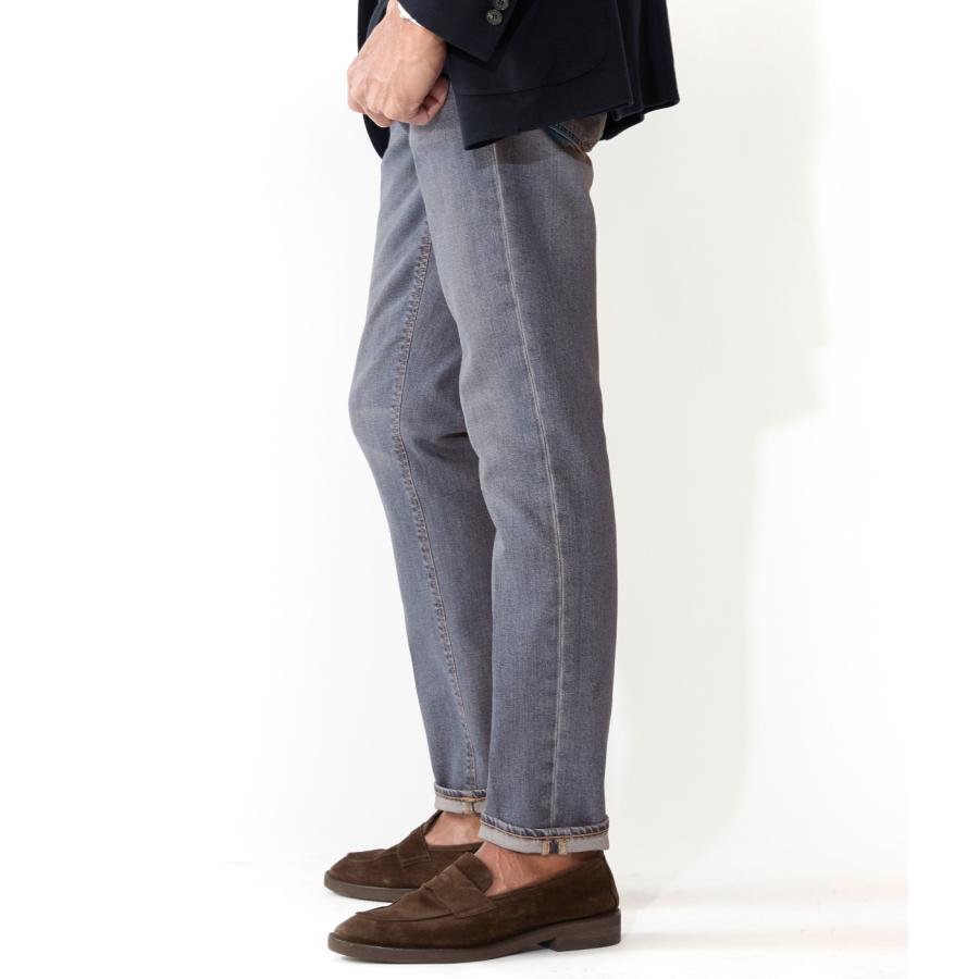 【BRIGLIA 1949｜ブリリア】リボー RIBOT グレー 綿 コットン 伸縮 ストレッチ 快適 スリムシルエット メンズ カジュアル 5ポケット 美脚効果【300142】 |  | 07