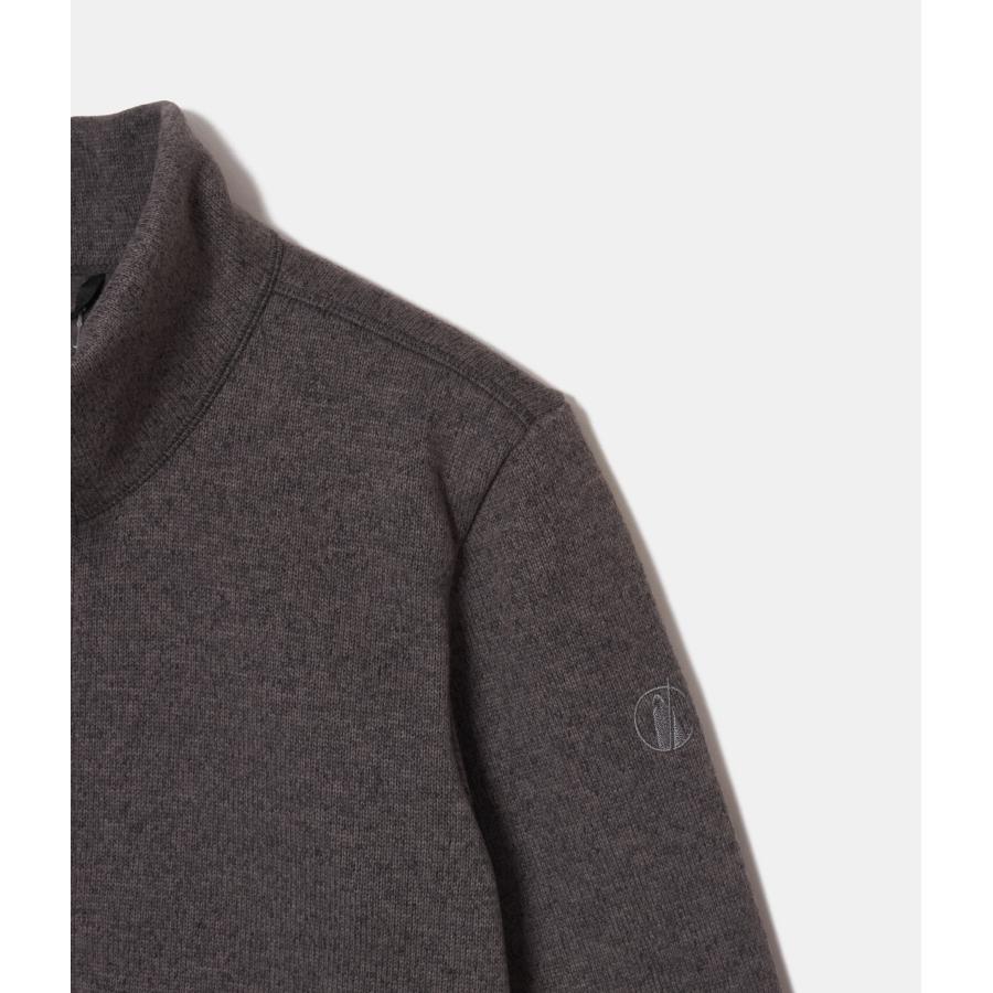 【tilak｜ティラック】モンクジップセーター Monk Zip Sweater ライトグレーメランジ アッシュグレー ポリエステル 断熱保温 軽量 アウトドア【42363】 |  | 04