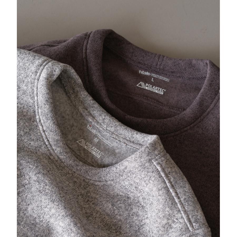 【tilak｜ティラック】セージスウェットシャツ Sage Sweatshirts ライトグレーメランジ アッシュグレー 断熱保温 軽量 速乾 アウトドア【42375】 |  | 10