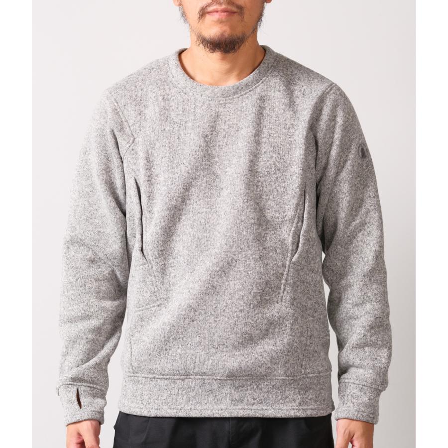 【tilak｜ティラック】セージスウェットシャツ Sage Sweatshirts ライトグレーメランジ アッシュグレー 断熱保温 軽量 速乾 アウトドア【42375】 |  | 01