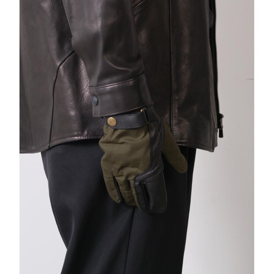 【国内正規品】【DENTS｜デンツ】ヘアシープワックスコットン　手袋　ブラックオリーブ　イギリス　高品質　ギフト　贈り物　プレゼント【5-4643】 |  | 09