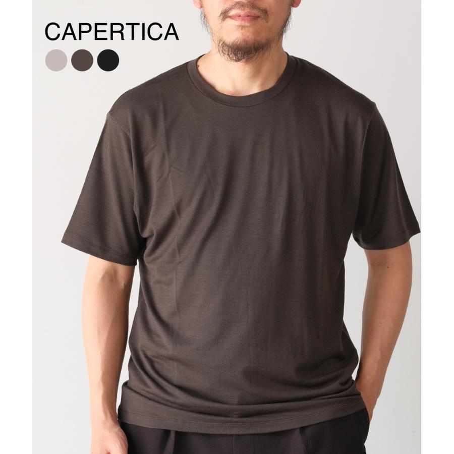 【取り寄せ】【CAPERTICA｜カペルチカ】スーパー120ズダブルウールジャージーエス120ウールティー Super120s W/Wool Jersey / S120 Wool Tee【711cs01】 | 