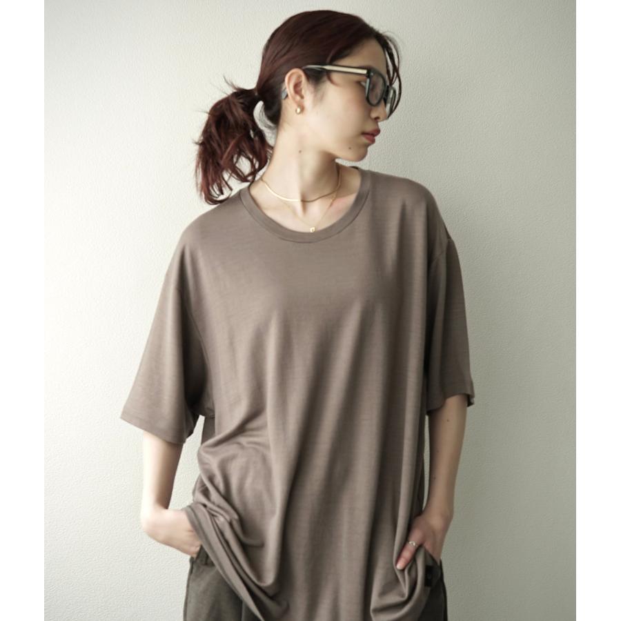 【取り寄せ】【CAPERTICA｜カペルチカ】スーパー140ズダブルウールジャージーエス140ウールティー Super140s W/Wool Jersey / S140 Wool Tee【711cs28】 |  | 04