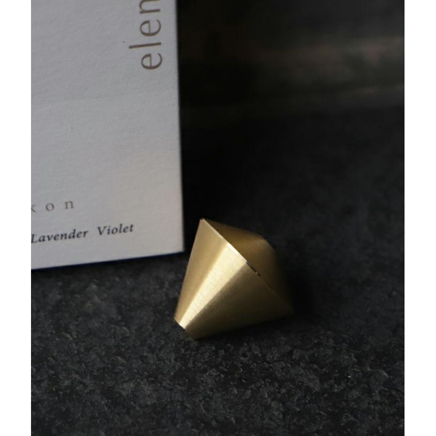 【elemense｜エレメンス】acorn brass incense holder　お香立て　ブラス　ゴールド　真鍮　日本製　ギフト　プレゼント　贈り物【98097】 |  | 08