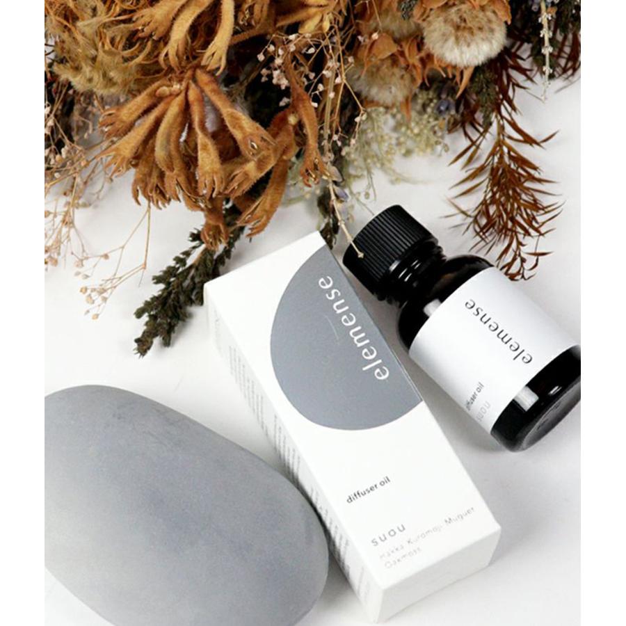 【elemense｜エレメンス】pottery stone diffuser(月)　ストーン　石　ディフューザーオイル　フレグランス　グレー　ホワイト　ギフト　贈り物【98110】 |  | 02