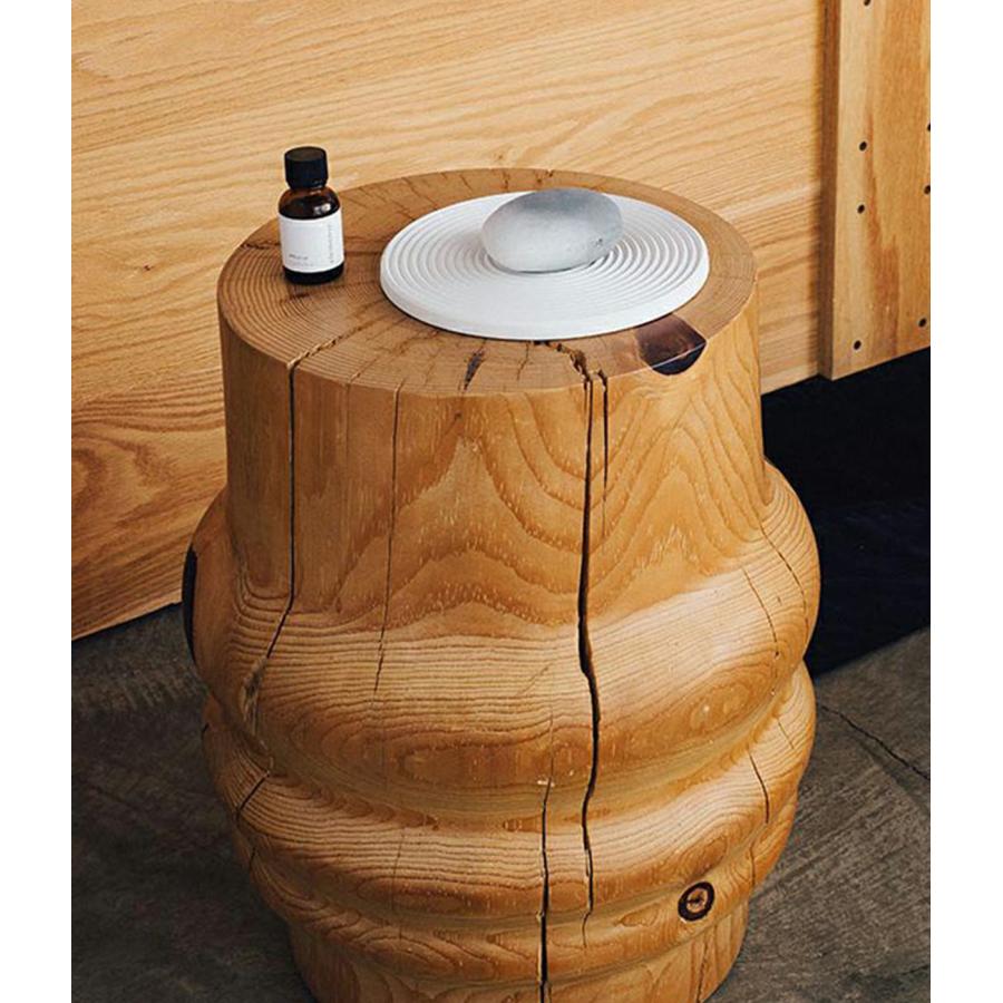 【elemense｜エレメンス】pottery stone diffuser(月)　ストーン　石　ディフューザーオイル　フレグランス　グレー　ホワイト　ギフト　贈り物【98110】 |  | 05