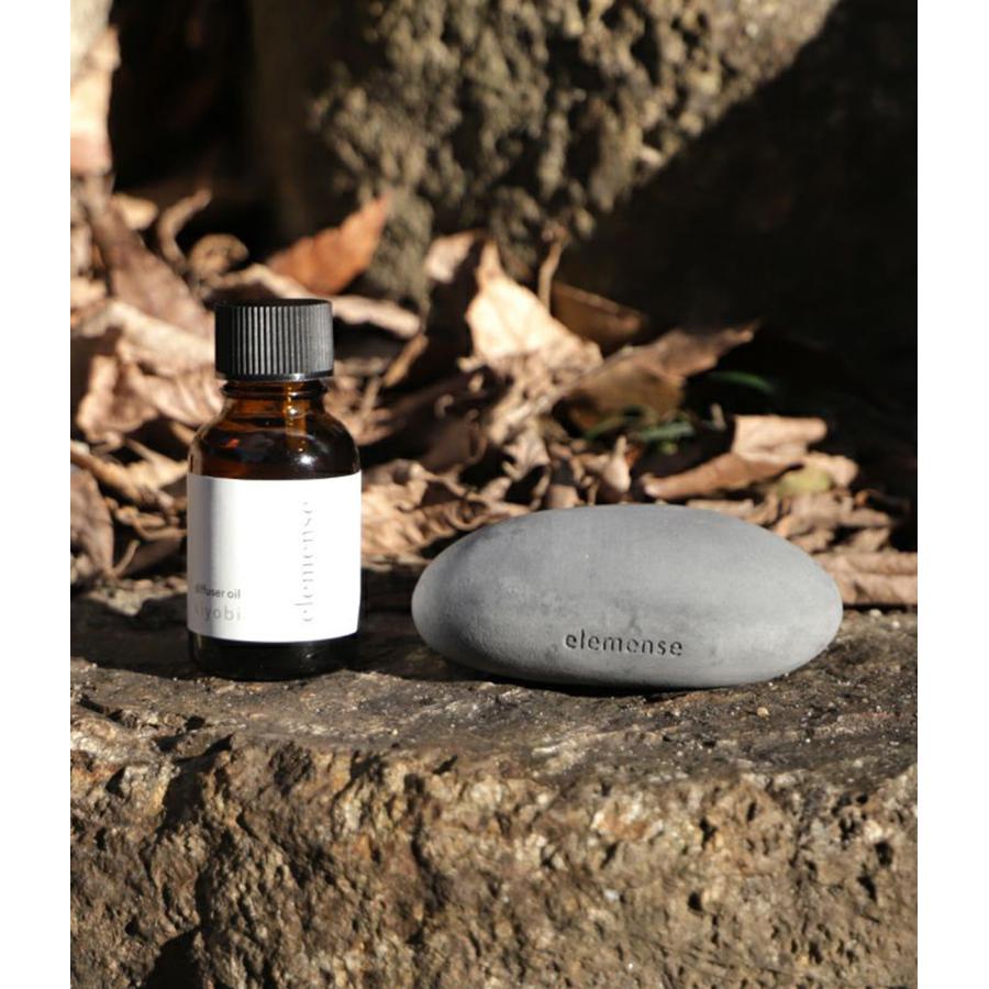【elemense｜エレメンス】pottery stone diffuser(月)　ストーン　石　ディフューザーオイル　フレグランス　グレー　ホワイト　ギフト　贈り物【98110】 |  | 07
