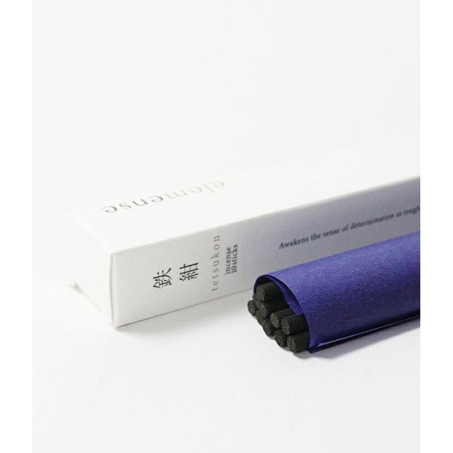 【elemense｜エレメンス】incense tetsukon 鉄紺 10本　お香　フレグランス　ギフト　贈り物　プレゼント【98165】 |  | 01