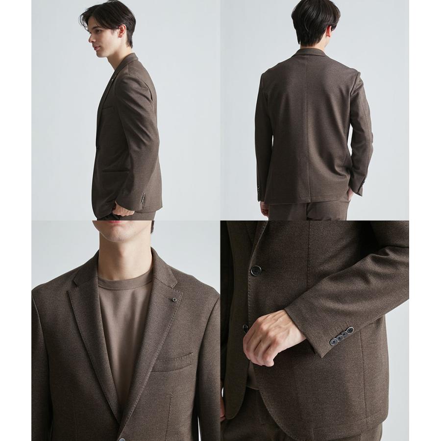 【取り寄せ】【AOURE｜アウール】チェリモニアビスコースナイロンスーツ CERIMONIA VISCOSE NYLON SUIT ブラック ブラウン ネイビー【AMFJ264014】 |  | 14
