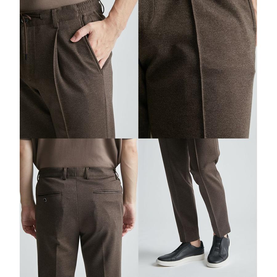 【取り寄せ】【AOURE｜アウール】チェリモニアビスコースナイロンスーツ CERIMONIA VISCOSE NYLON SUIT ブラック ブラウン ネイビー【AMFJ264014】 |  | 17