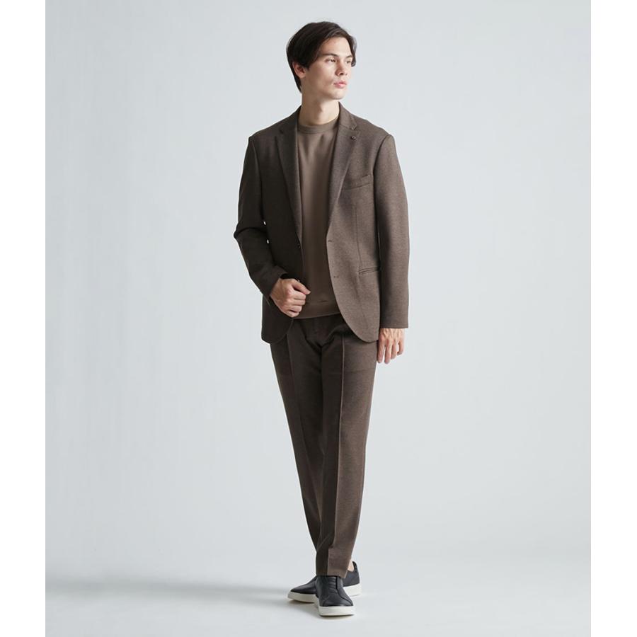 【取り寄せ】【AOURE｜アウール】チェリモニアビスコースナイロンスーツ CERIMONIA VISCOSE NYLON SUIT ブラック ブラウン ネイビー【AMFJ264014】 |  | 01