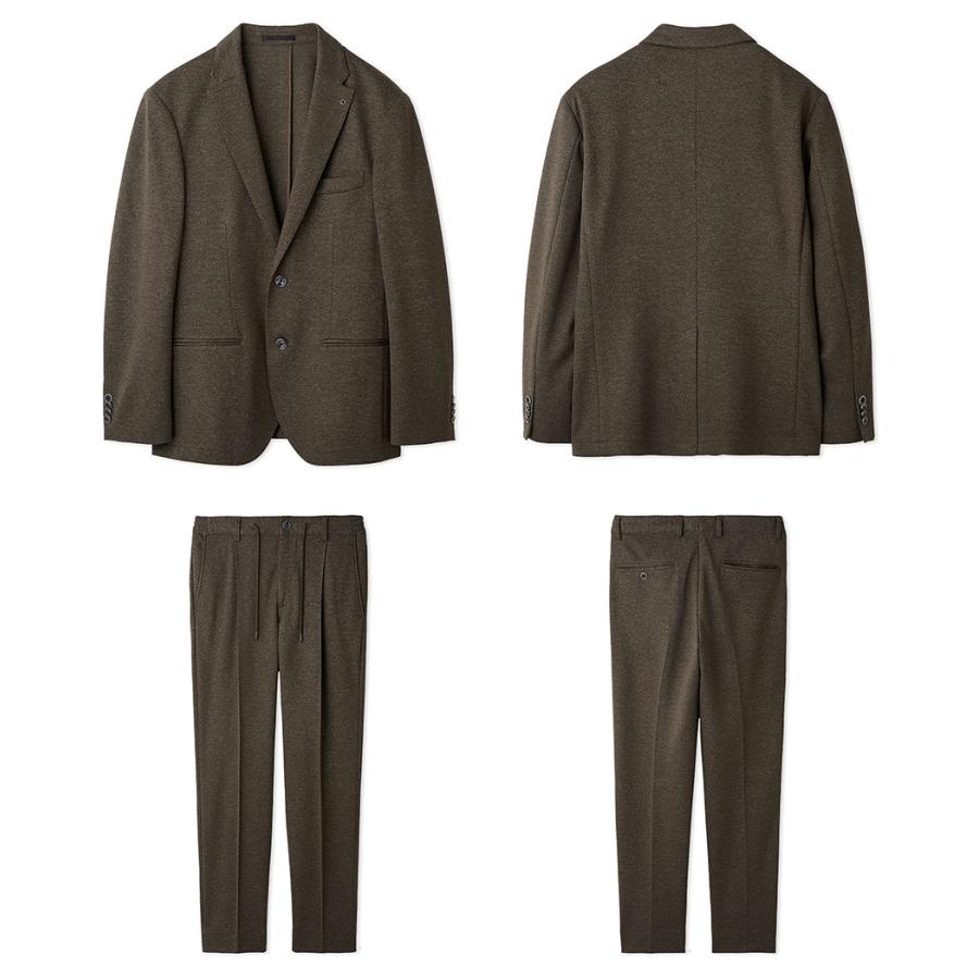 【取り寄せ】【AOURE｜アウール】チェリモニアビスコースナイロンスーツ CERIMONIA VISCOSE NYLON SUIT ブラック ブラウン ネイビー【AMFJ264014】 |  | 06