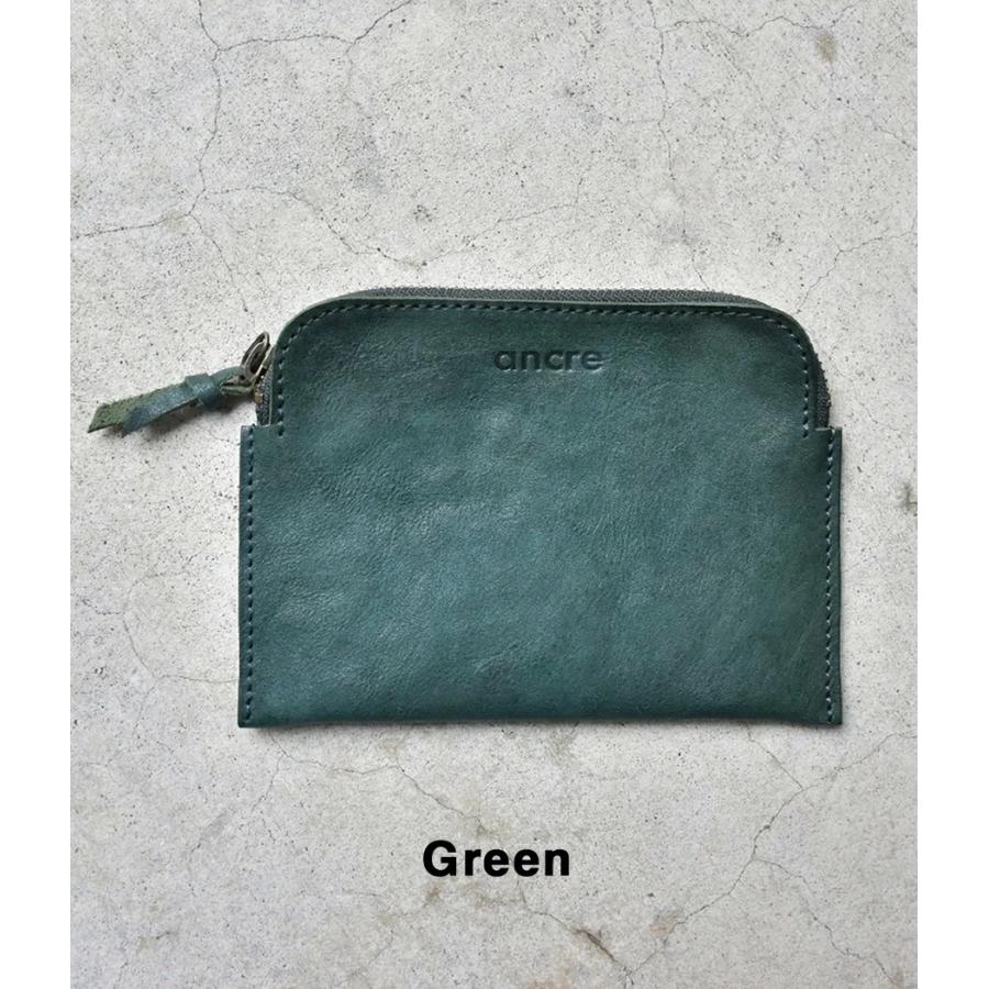 【取り寄せ】【ancre｜アンカー】フェイバーポーチミディアム Faber POUCH MEDIUM Mサイズ レザー 牛革 ブラック マスタード オレンジ グリーン【ancfa240902】 |  | 01