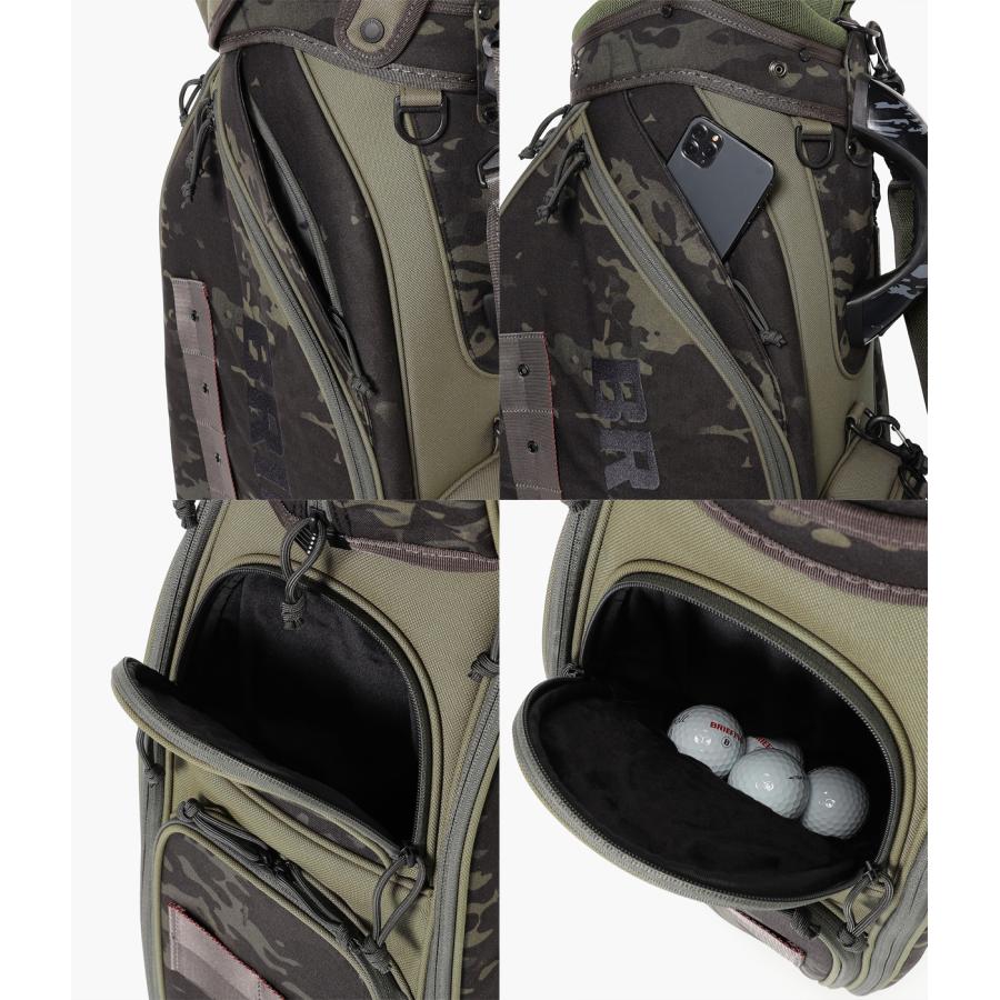 【BRIEFING GOLF｜ブリーフィングゴルフ】シーアールファイブナンバーゼロフォーカモコンビ CR-5 #04 CAMO COMBI ゴルフ キャディバッグ【BRG261D11】 |  | 12