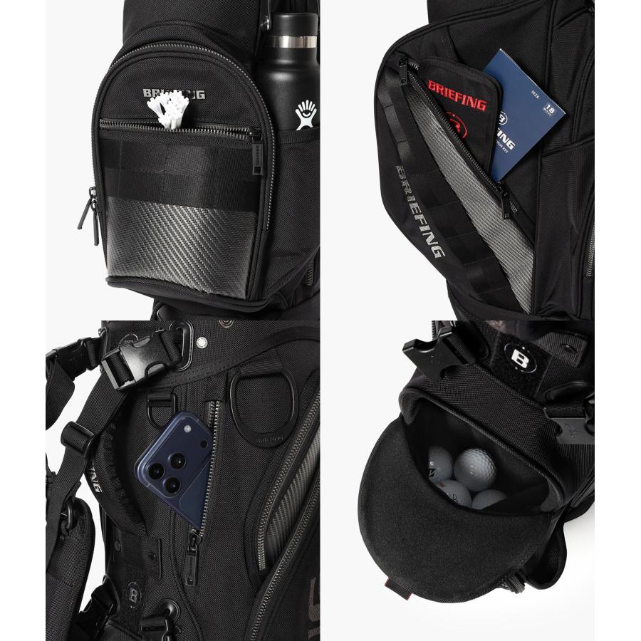 【BRIEFING GOLF｜ブリーフィングゴルフ】シーアールフォーナンバーゼロフォープレミアムカーボン CR-4 #04 PREMIUM CARBON 黒 キャディバッグ【BRG261D17】 |  | 13