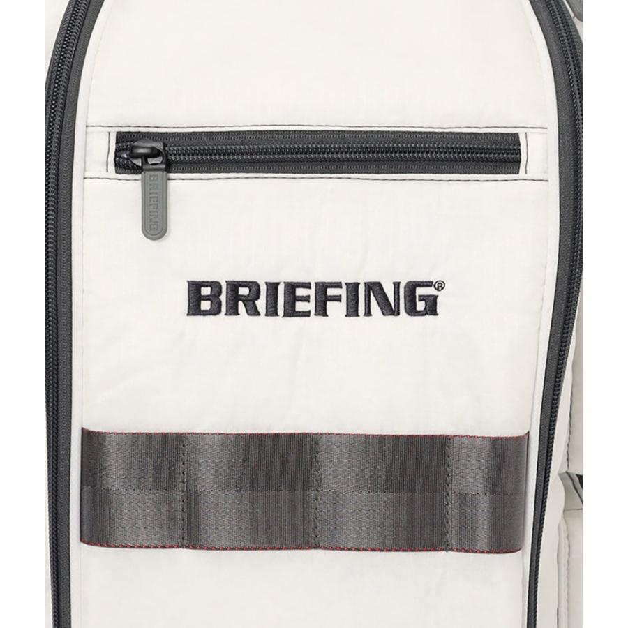 【取り寄せ】【BRIEFING GOLF｜ブリーフィングゴルフ】シーアール6 #03 ティーピー CR-6 #03 TP グレー ホワイト 軽量 撥水 ゴルフ キャディバッグ【BRG261D43】 |  | 12