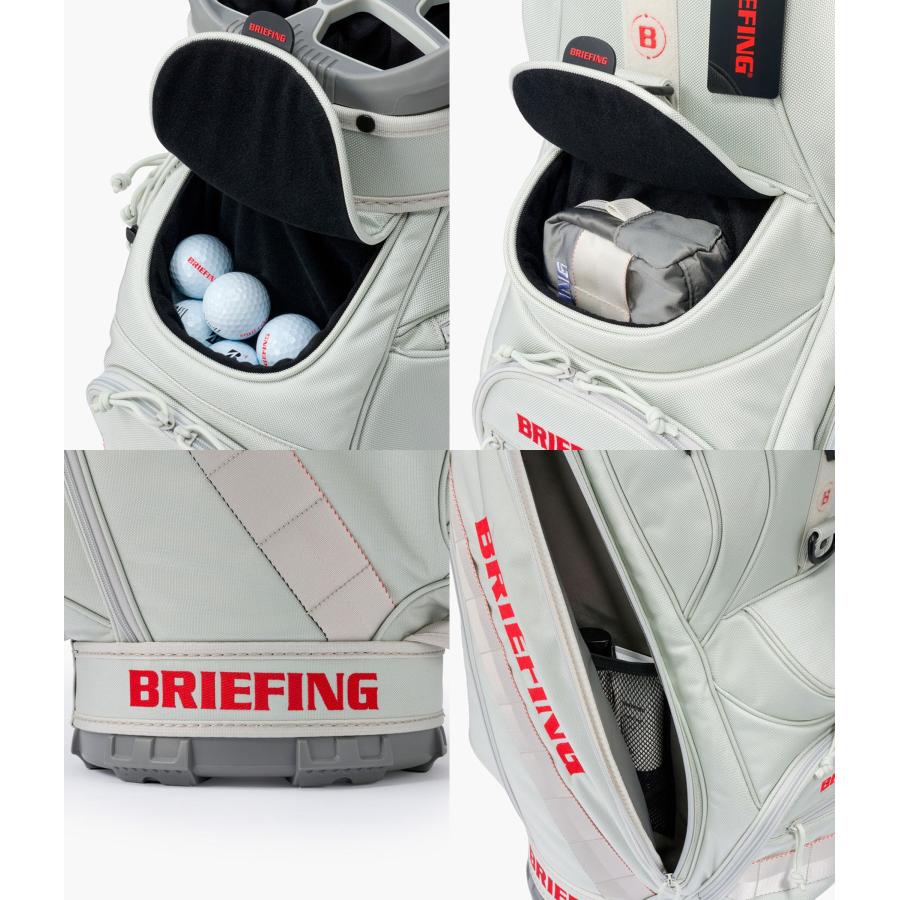 【取り寄せ】【BRIEFING GOLF｜ブリーフィングゴルフ】シーアール12 #02 CR-12 #02 シルバー ブラック 収納力 軽量 ゴルフ キャディバッグ【BRG261D49】 |  | 10