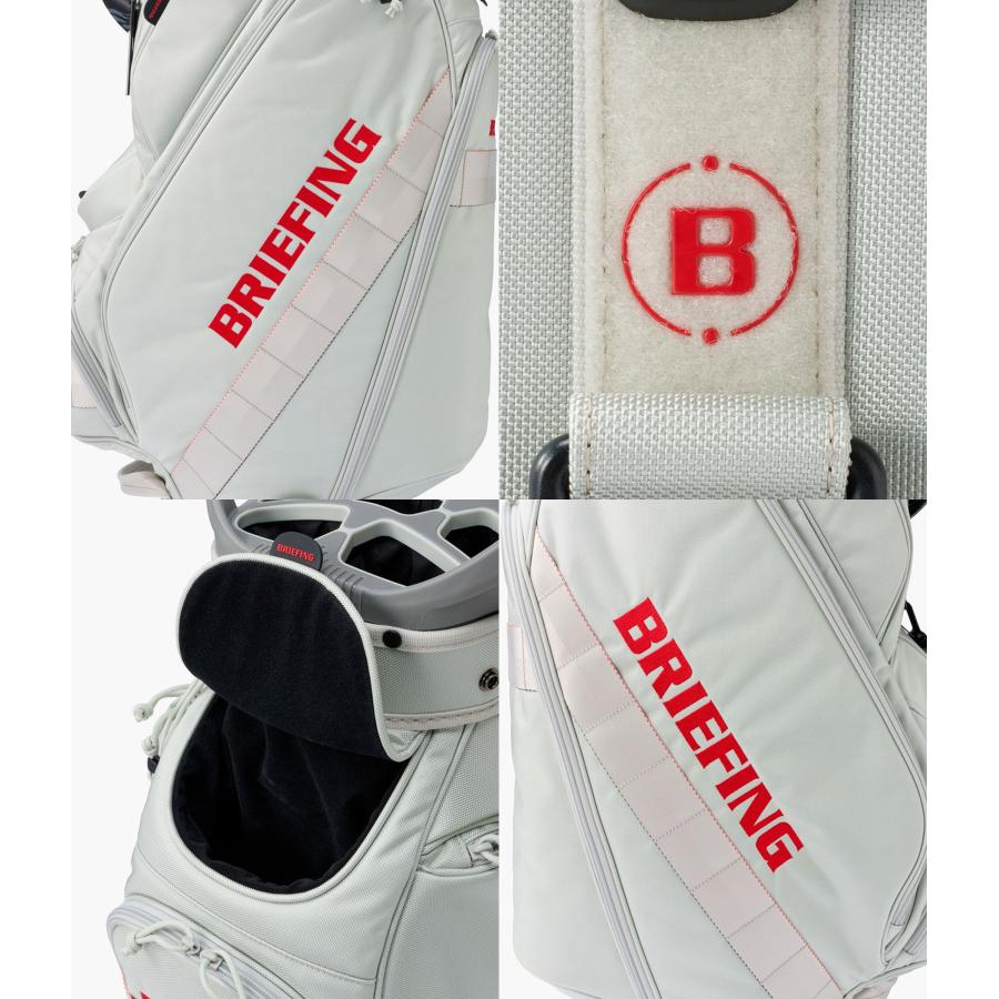 【取り寄せ】【BRIEFING GOLF｜ブリーフィングゴルフ】シーアール12 #02 CR-12 #02 シルバー ブラック 収納力 軽量 ゴルフ キャディバッグ【BRG261D49】 |  | 12
