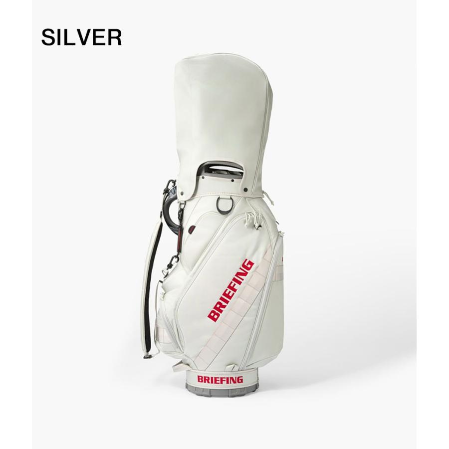 【取り寄せ】【BRIEFING GOLF｜ブリーフィングゴルフ】シーアール12 #02 CR-12 #02 シルバー ブラック 収納力 軽量 ゴルフ キャディバッグ【BRG261D49】 |  | 02