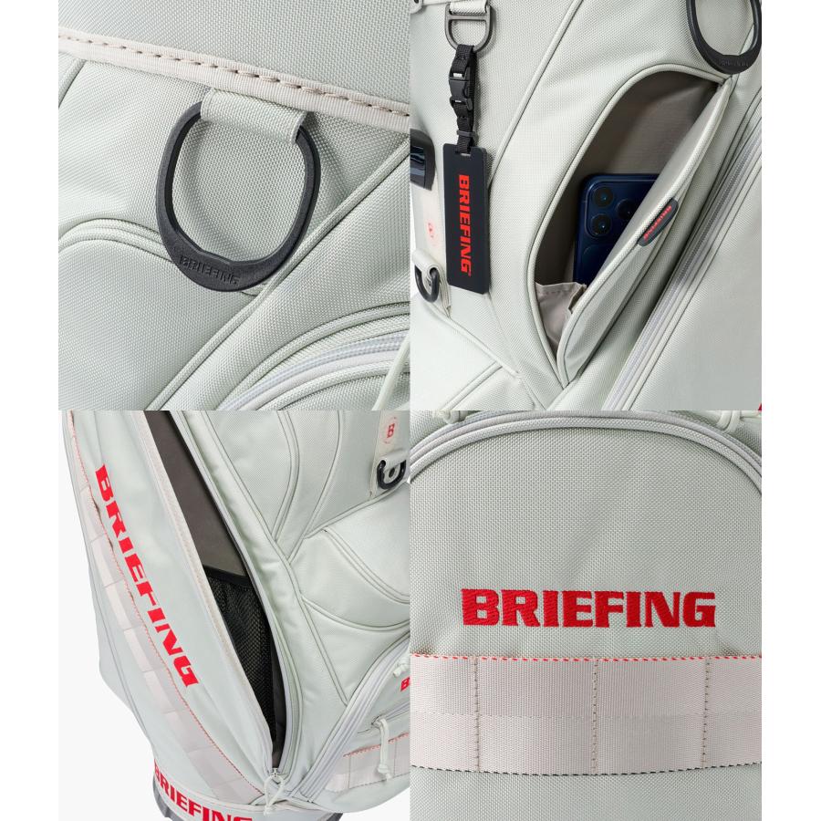 【取り寄せ】【BRIEFING GOLF｜ブリーフィングゴルフ】シーアール12 #02 CR-12 #02 シルバー ブラック 収納力 軽量 ゴルフ キャディバッグ【BRG261D49】 |  | 08