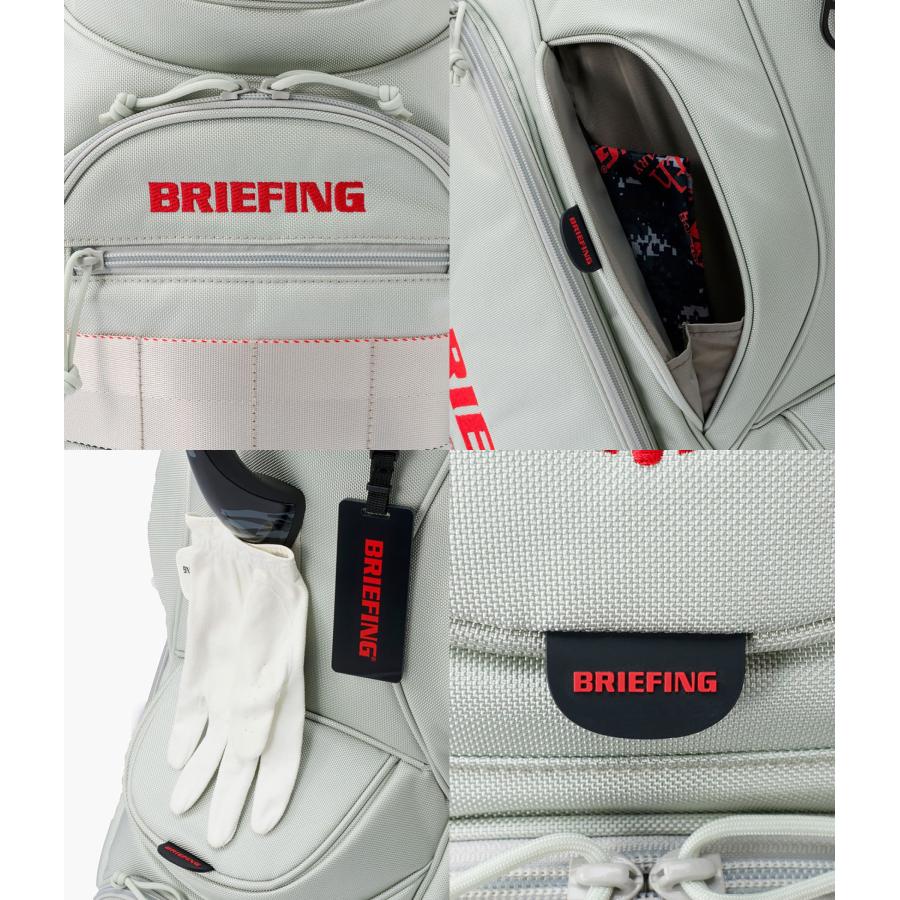 【取り寄せ】【BRIEFING GOLF｜ブリーフィングゴルフ】シーアール12 #02 CR-12 #02 シルバー ブラック 収納力 軽量 ゴルフ キャディバッグ【BRG261D49】 |  | 09