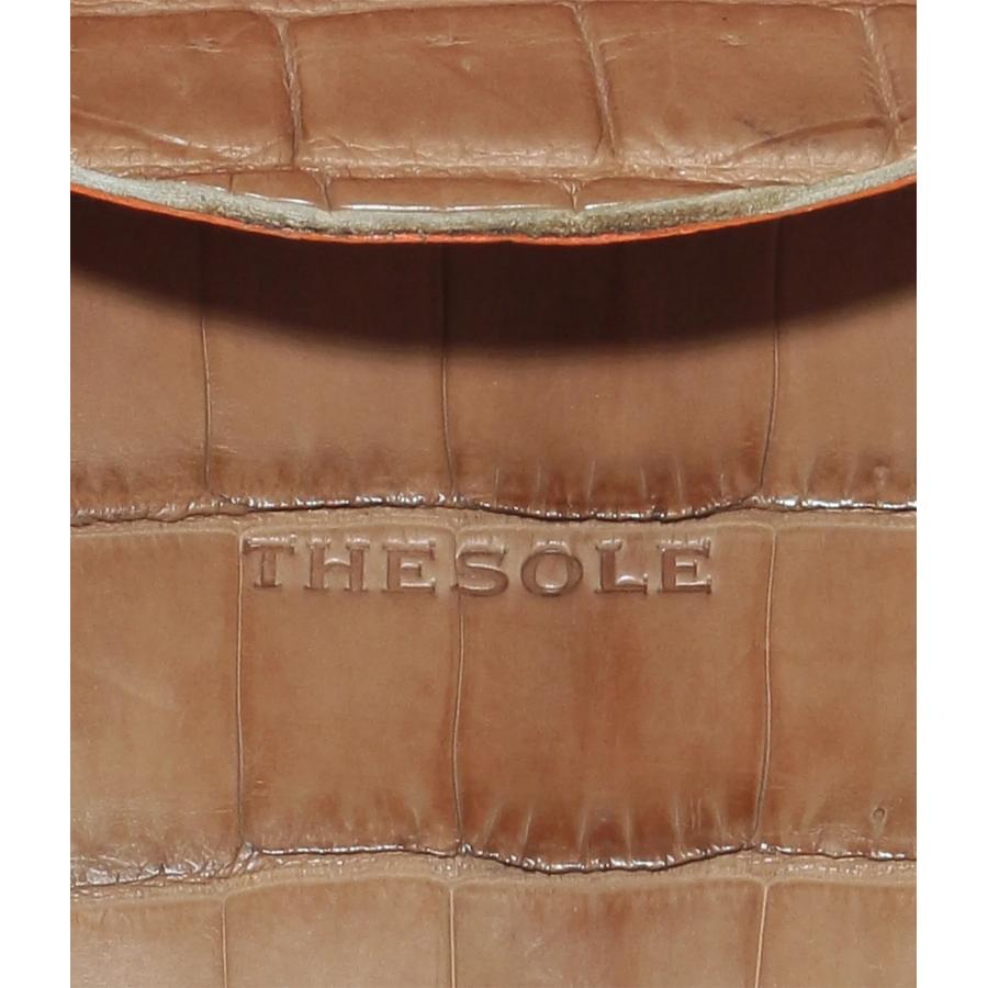 【取り寄せ】【THE SOLE｜ザソール】馬蹄（ばてい）クロコダイルコインケース ブラック ヒマラヤン トープ クロコダイル革 やぎ革 熟練職人 財布【BT-CR】 |  | 07
