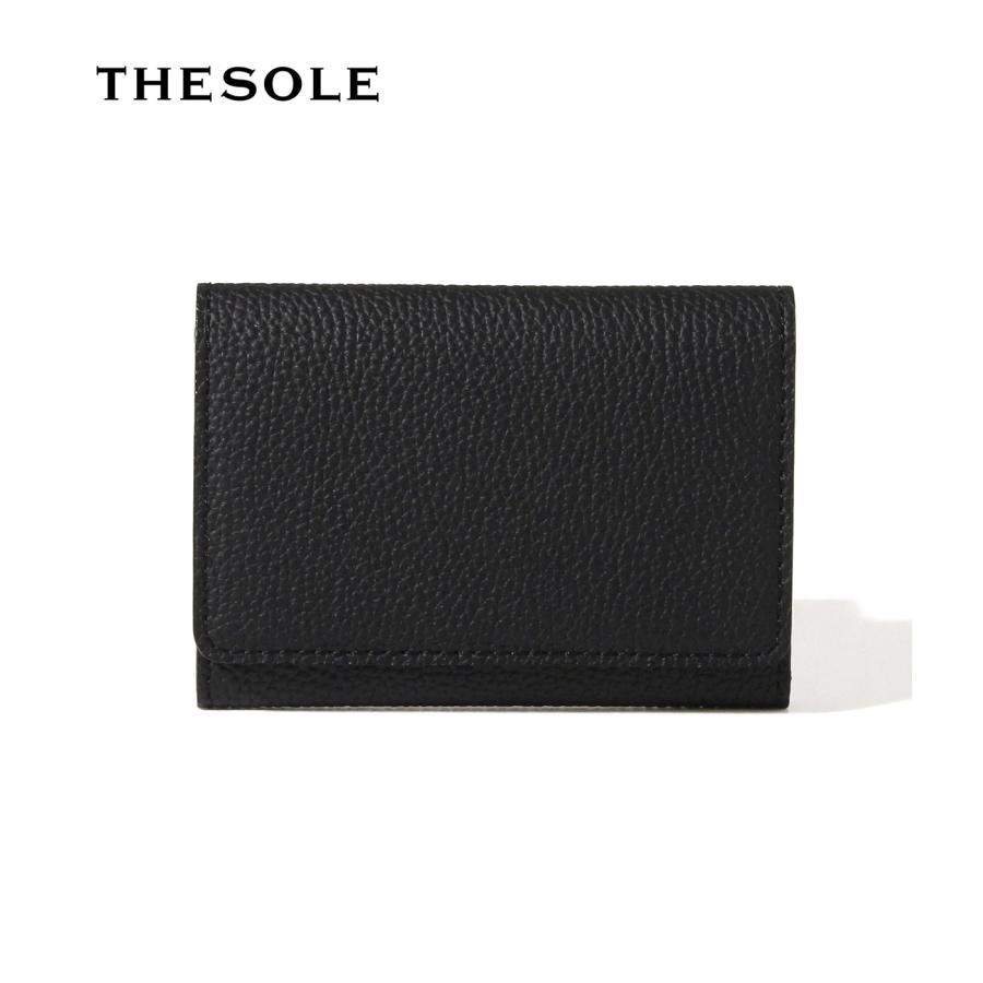 【取り寄せ】【THE SOLE｜ザソール】トリヨン・モーリス 名刺・カードケース ブラック 牛革 収納力 高級感 メンズ 30代 40代 ビジネス【CC-TM】 | 