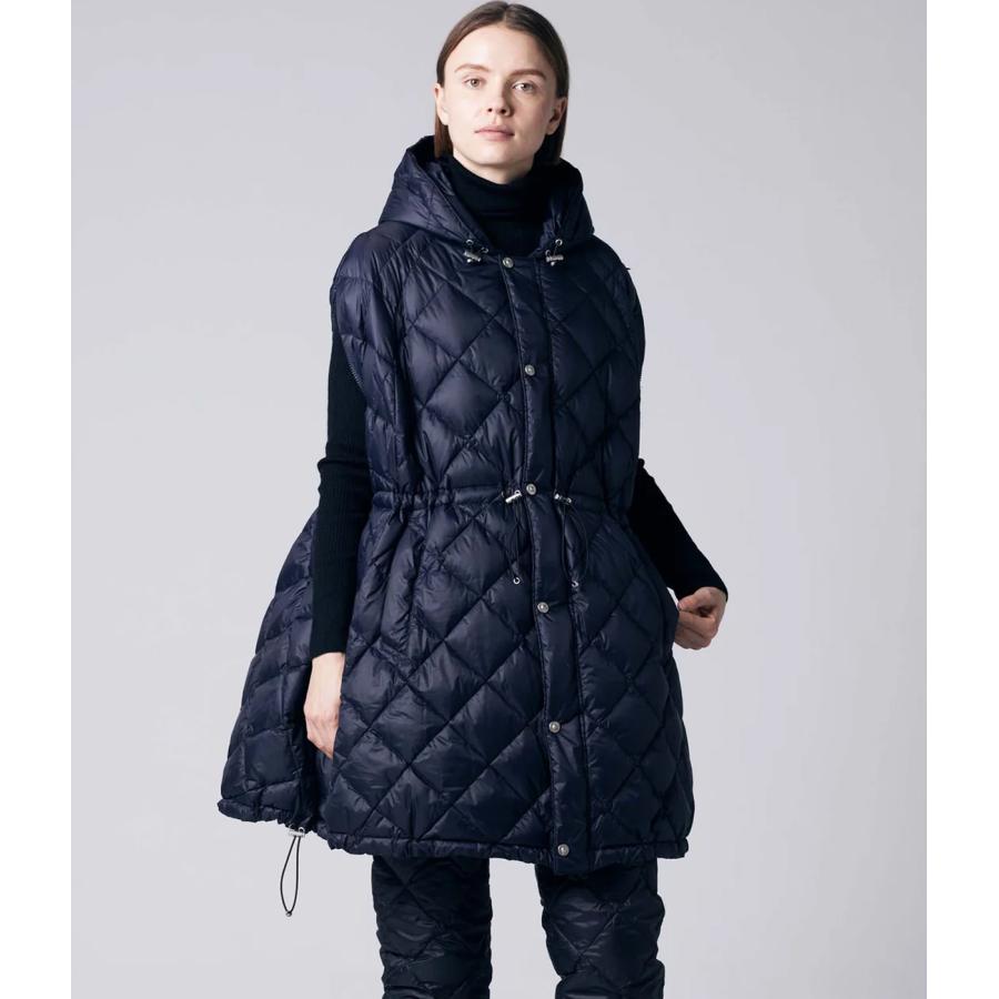 【TAION｜タイオン】CITY DOWN CAPE　ダウンケープ　アウター　コート　防寒　ユニセックス　ダークネイビー　ブラック　カーキ【CPCI】 |  | 01