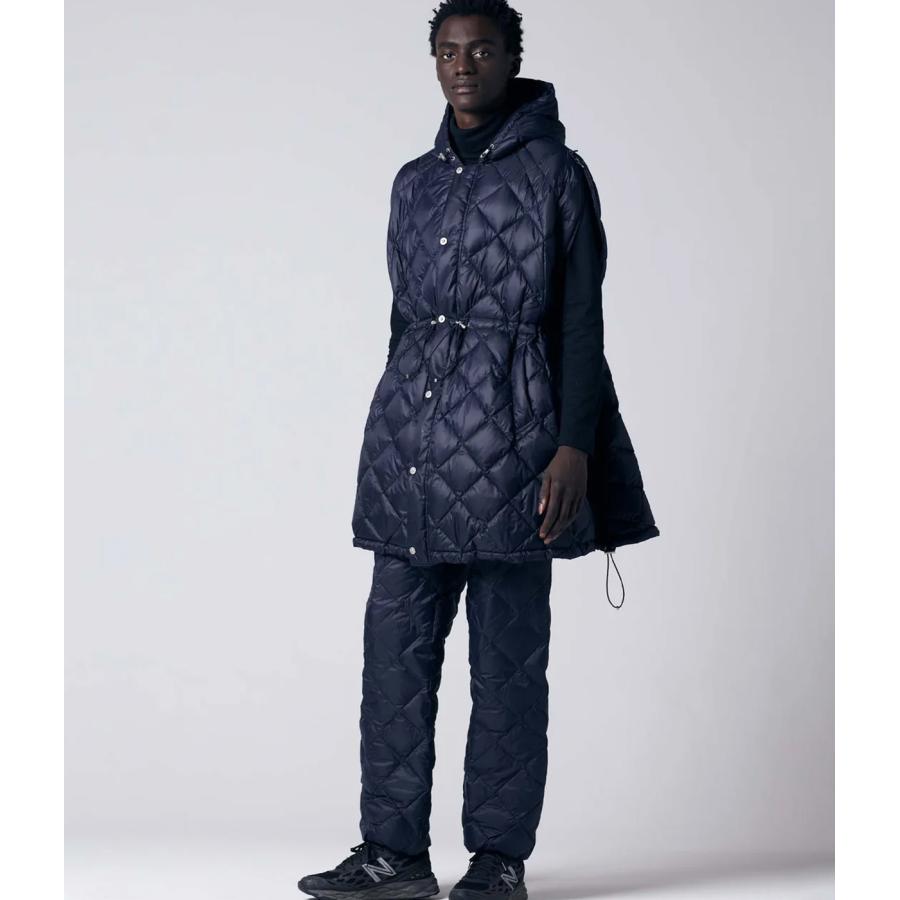 【TAION｜タイオン】CITY DOWN CAPE　ダウンケープ　アウター　コート　防寒　ユニセックス　ダークネイビー　ブラック　カーキ【CPCI】 |  | 02