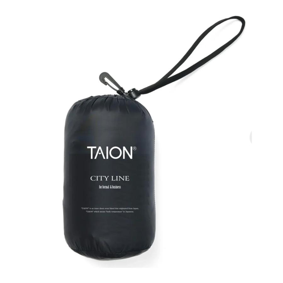 【TAION｜タイオン】CITY DOWN CAPE　ダウンケープ　アウター　コート　防寒　ユニセックス　ダークネイビー　ブラック　カーキ【CPCI】 |  | 06