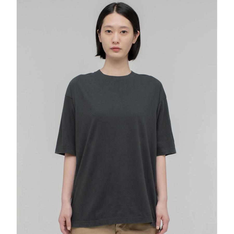 【CIOTA｜シオタ】クルーネックショートスリーブTシャツ CREWNECK SHORT SLEEVE T-SHIRT オフホワイト ライトグレー チャコールグレー ブラック【CSLM-147】 |  | 02