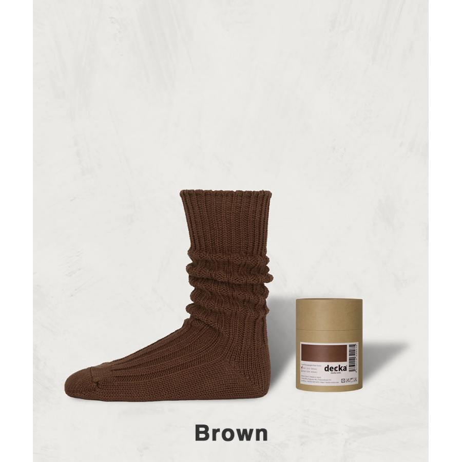 【decka quality socks｜デカ クオリティソックス】Cased Heavy Weight Plain Socks　ソックス　靴下　ギフト　プレゼント【de-01】 |  | 10
