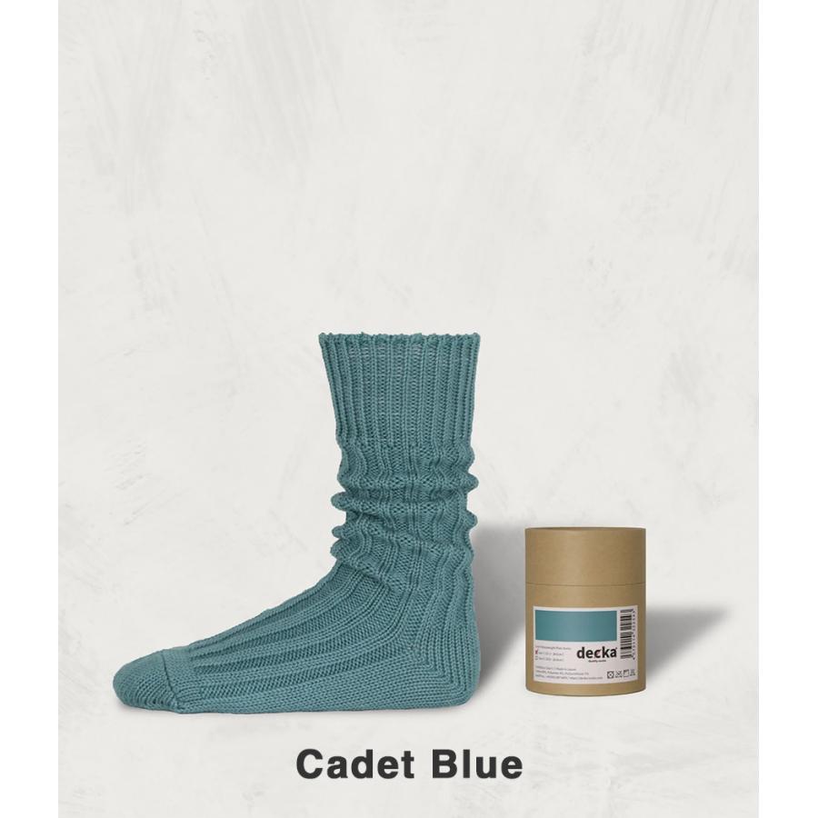 【decka quality socks｜デカ クオリティソックス】Cased Heavy Weight Plain Socks　ソックス　靴下　ギフト　プレゼント【de-01】 |  | 11